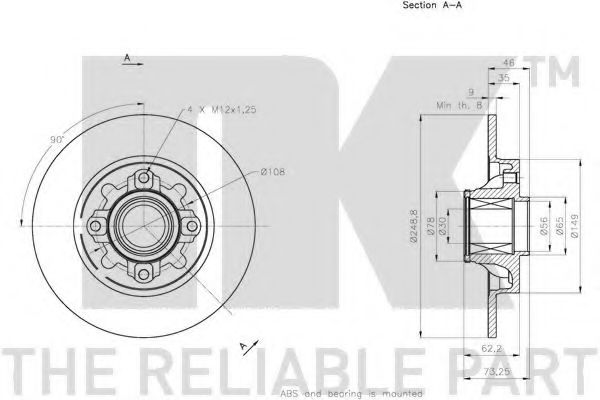 Disc frana 3