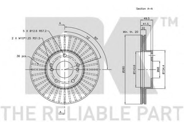 Disc frana 2