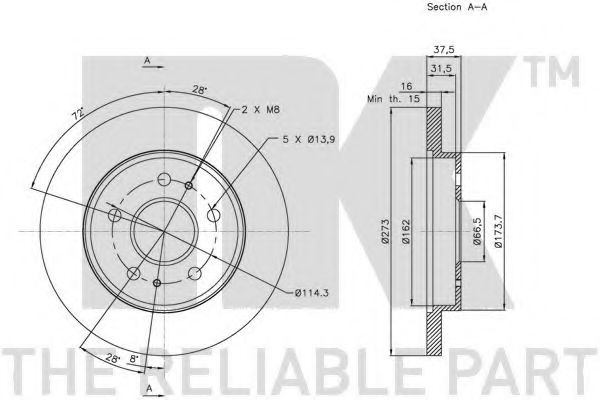 Disc frana 2