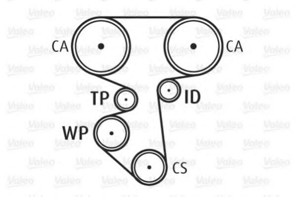 Set pompa apa + curea dintata 6