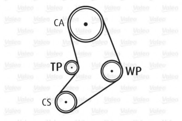 Set pompa apa + curea dintata 5