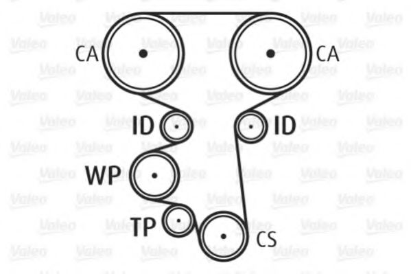 Set pompa apa + curea dintata 1