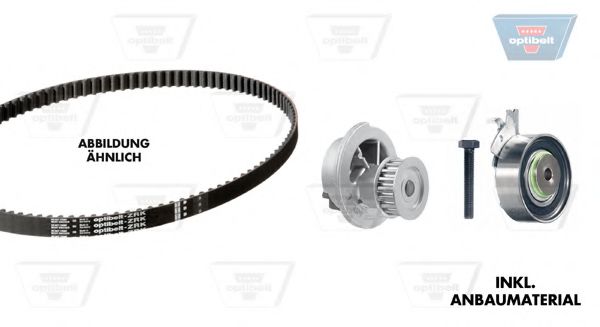 Set pompa apa + curea dintata 1