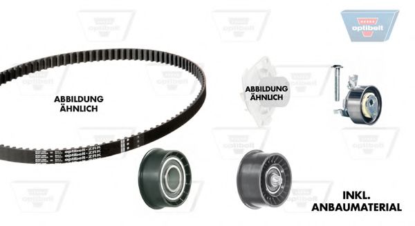 Set pompa apa + curea dintata 4