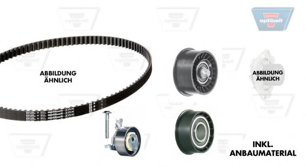 Set pompa apa + curea dintata 3