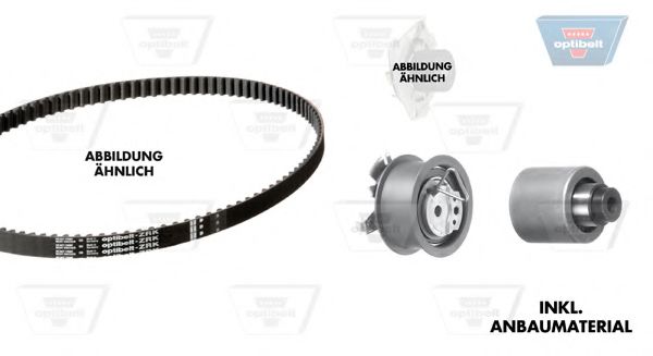 Set pompa apa + curea dintata 4