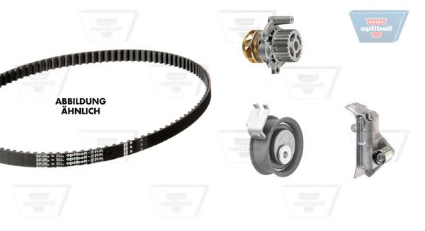 Set pompa apa + curea dintata 2