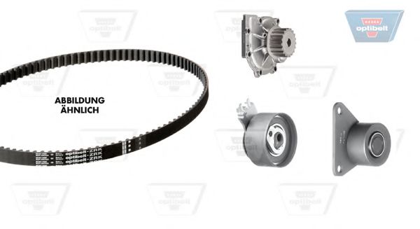 Set pompa apa + curea dintata 2