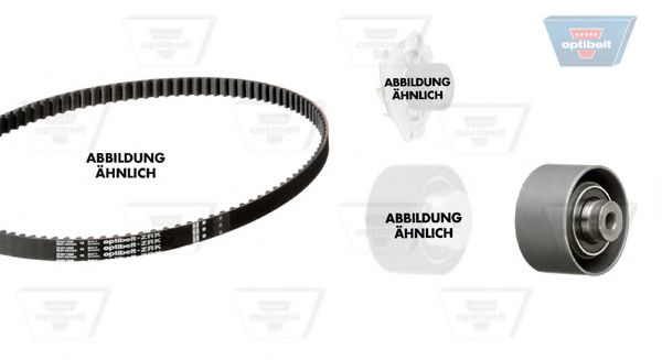 Set pompa apa + curea dintata 1