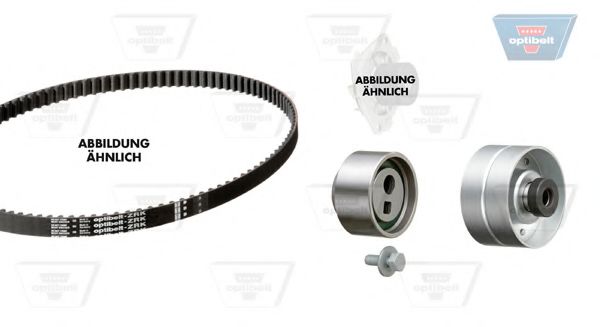 Set pompa apa + curea dintata 1