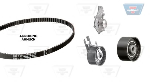 Set pompa apa + curea dintata 2