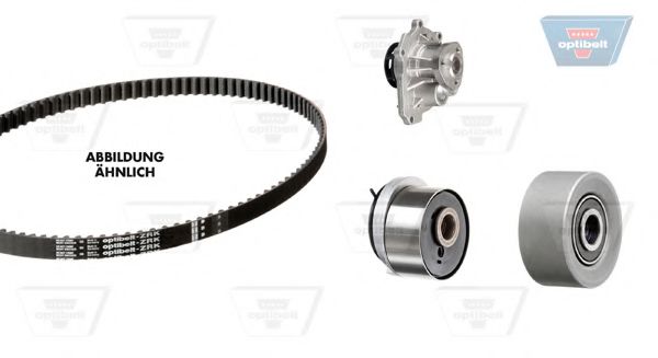 Set pompa apa + curea dintata 2
