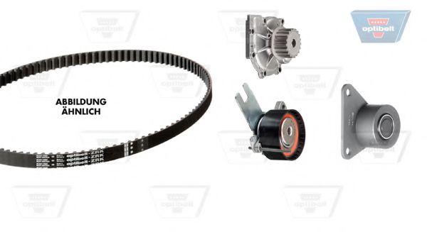 Set pompa apa + curea dintata 1