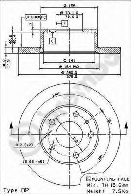 Disc frana