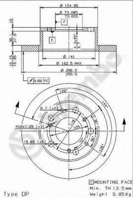 Disc frana