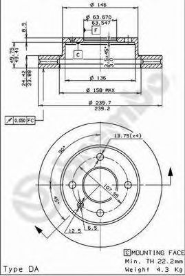 Disc frana
