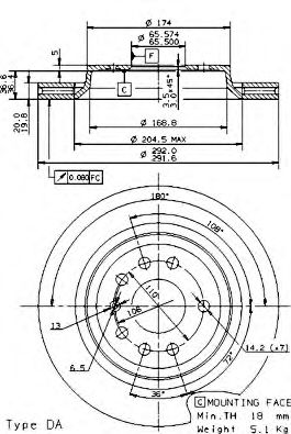 Disc frana
