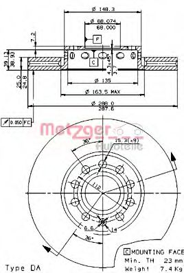 Disc frana
