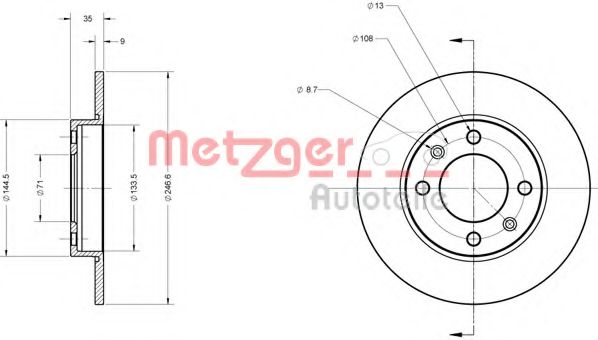 Disc frana