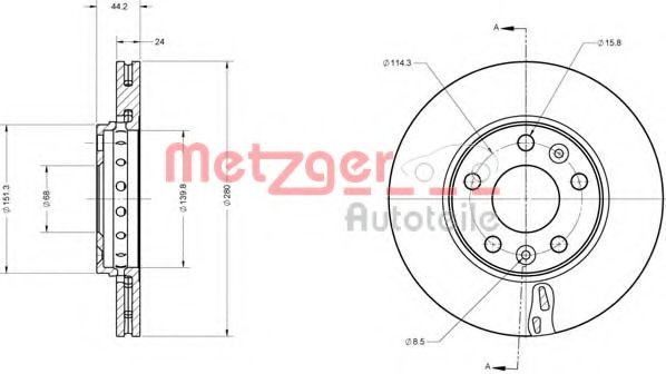 Disc frana 1
