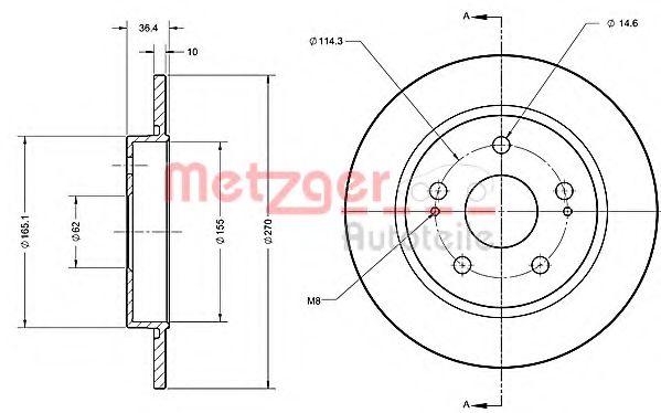 Disc frana 1