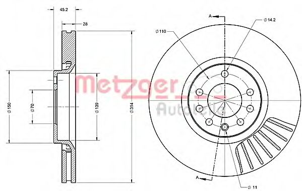 Disc frana 1