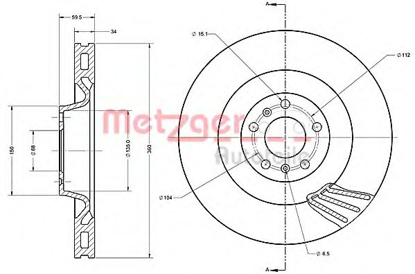 Disc frana 1