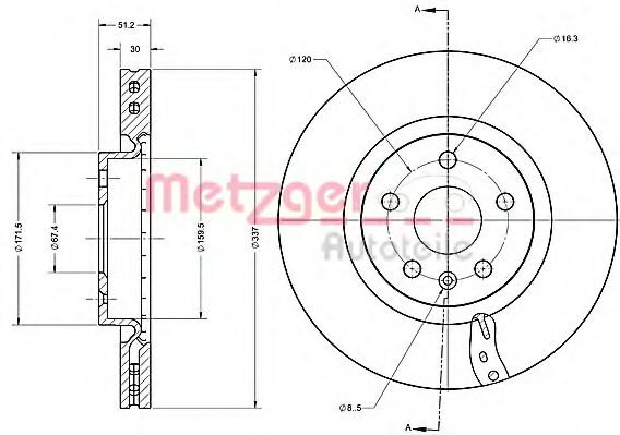 Disc frana 1