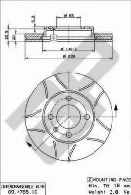 Disc frana 1