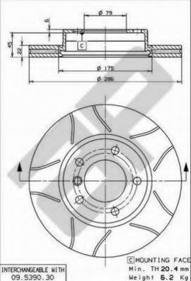 Disc frana 1