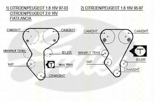 Set curea de distributie 1