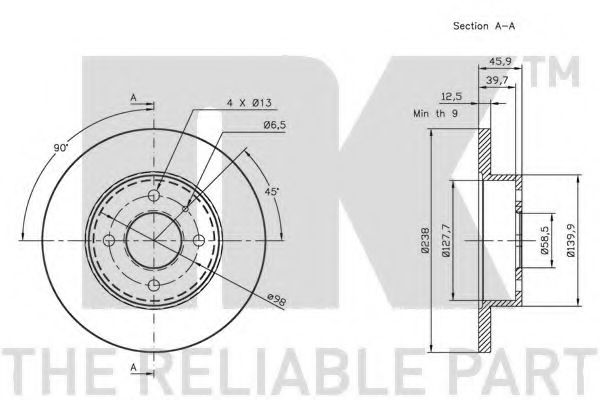 Disc frana 1