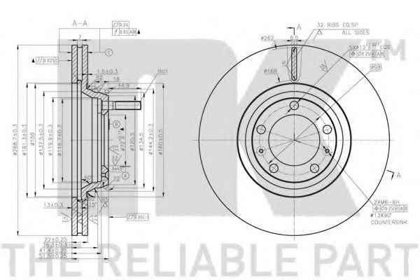 Disc frana 1