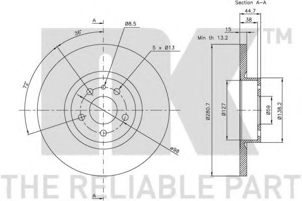 Disc frana 1