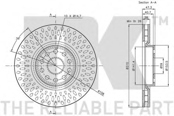 Disc frana 1