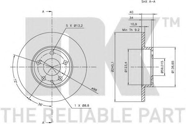 Disc frana 1