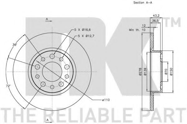 Disc frana 1