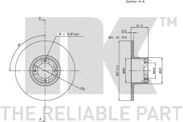 Disc frana 1