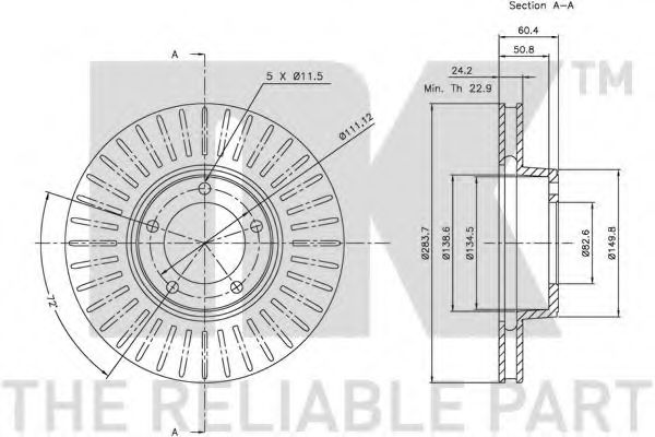 Disc frana 1