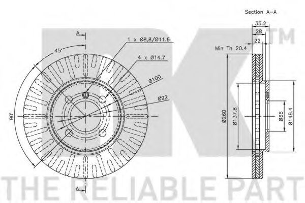 Disc frana 1