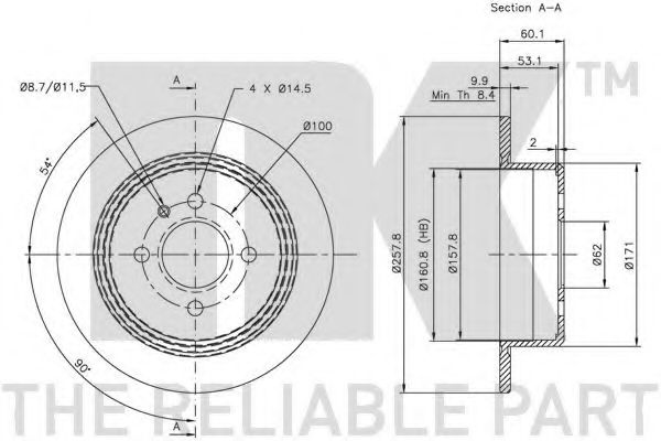 Disc frana 1