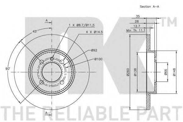 Disc frana 1