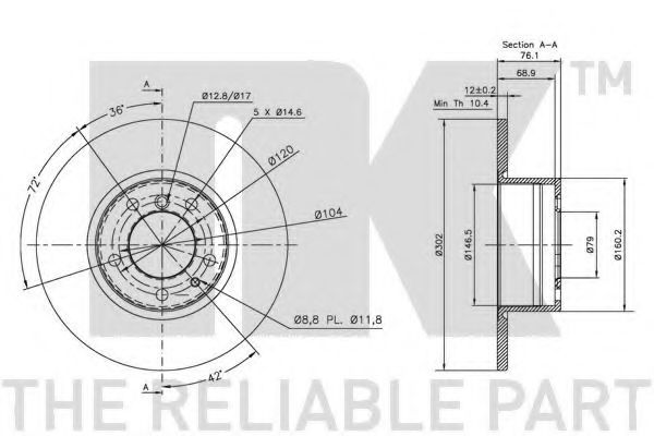 Disc frana 1