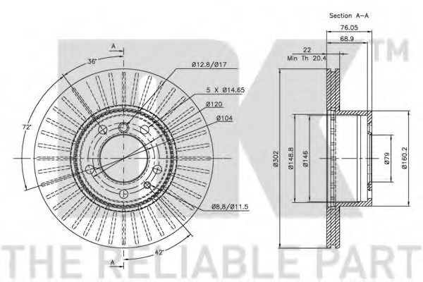 Disc frana 2