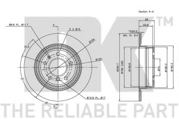 Disc frana 1