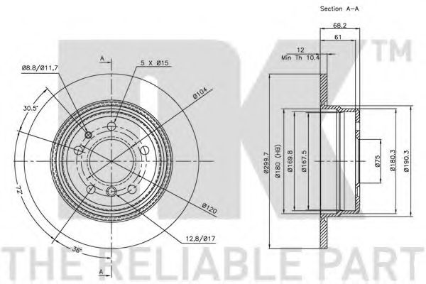 Disc frana 1
