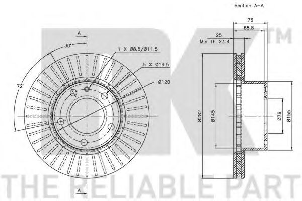 Disc frana 1