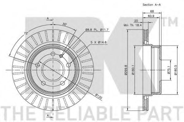 Disc frana 1