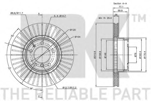 Disc frana 1