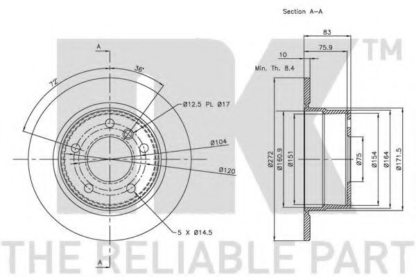 Disc frana 1